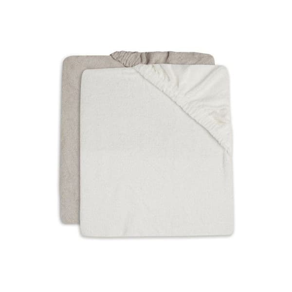 Skötskydd för frotté 50x70 cm Ivory/Nougat (2pack)