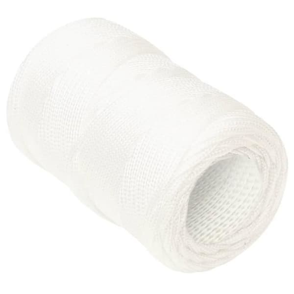 152530 vidaXL Båtrep Komplett Vit 2 mm 50 m Polypropen