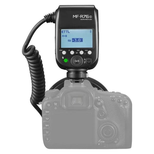 GODOX MF-R76C TTL makroringblixt för canon