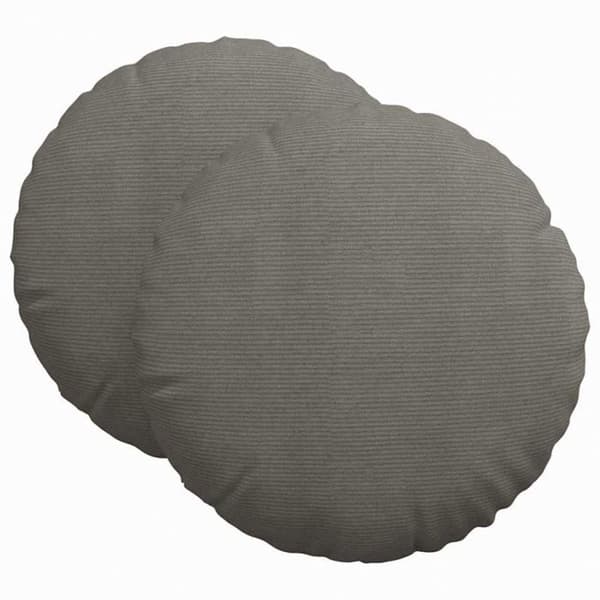 Coussin Vidaxl Sittkuddar 2 st Ljusgrå Ø 60 cm