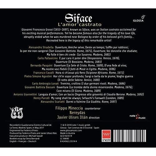 Glossa Siface Lamor Castrato - 8424562235144