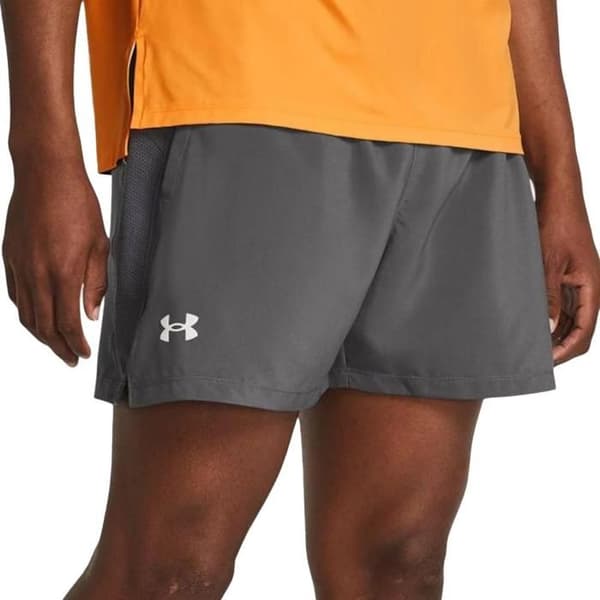 Träningsshorts - UNDER ARMOUR - Launch 5 - 5-pack - Grå (Castlerock) - Andningsbar, elastisk midja