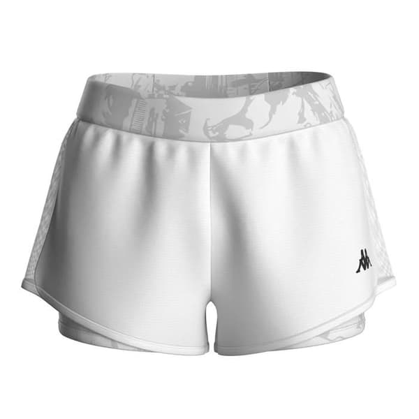 Kort femme Kappa Igbax Pro - vit/grå lunar