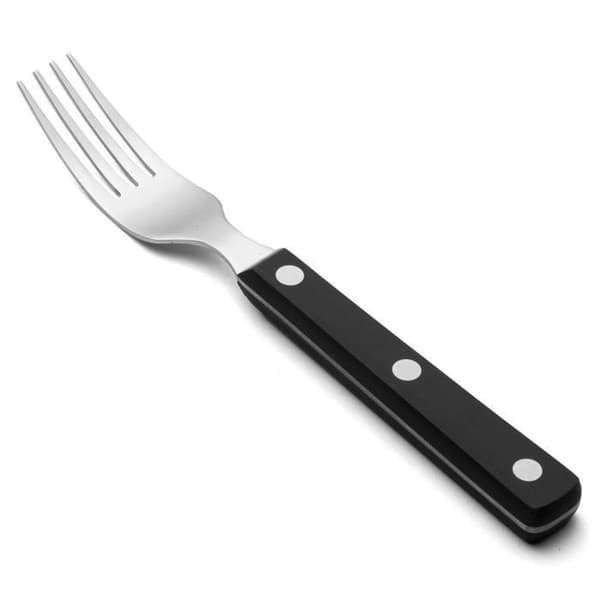 Stekgaffel - ARCOS - Steak Basic - Rostfritt Stål - Svart Polyoxymetylén - 195 mm