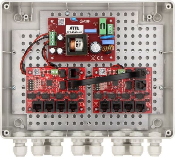 Switch - Atte - IP-9-11-L2 - 10 portar - Fast Ethernet - Industriell