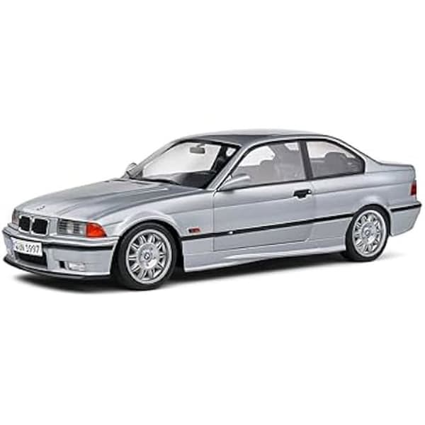 Samlarbil i miniatyr - SOLIDO - BMW E36 M3 COUPÉ - 1:18 - Silver - 1990