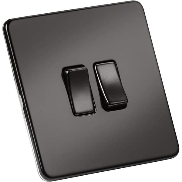 Knightsbridge Skruvlös Topper Svart/BR - SF3000MBB