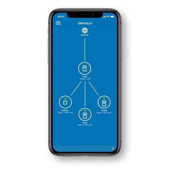 DEVOLO Magic 2 WiFi nästa - Startpaket - 2 CPL-adaptrar - 2400 Mbit/s