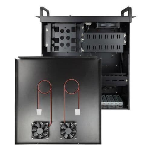 ATX-chassi - TOOQ - RACK-406N-USB3 - 19" 4U - USB 3.0 x2 - Låsbar