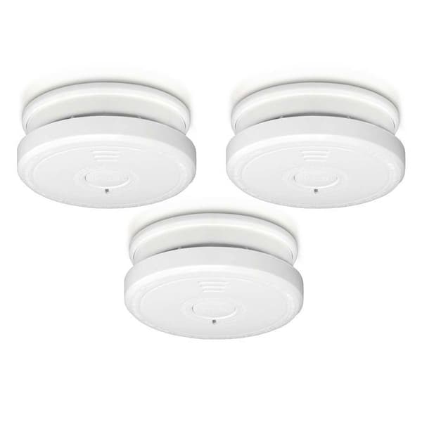 Röksensor - ALECTO - SA20 3X - Larm 85dB - Stoppknapp - Vit