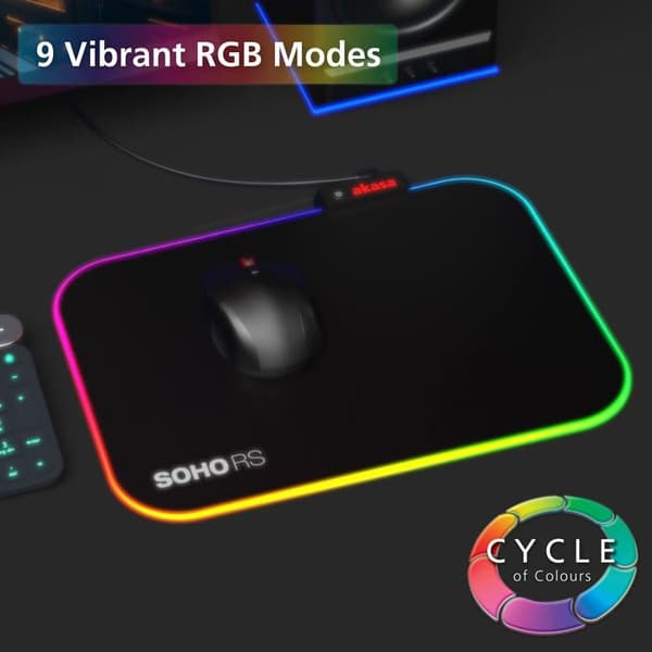 AKASA Soho RS RGB Mousepad