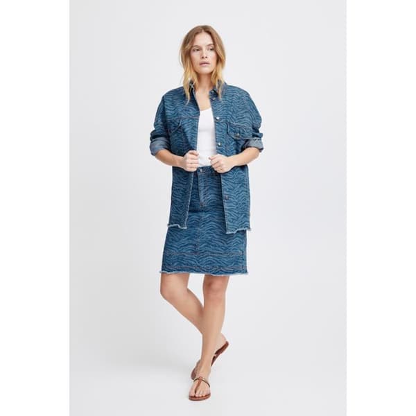 Jeansjacka dam Pulz Jeans Zamala