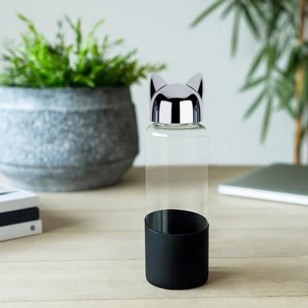 Cat Travel Bottle - Gift Maestro Black