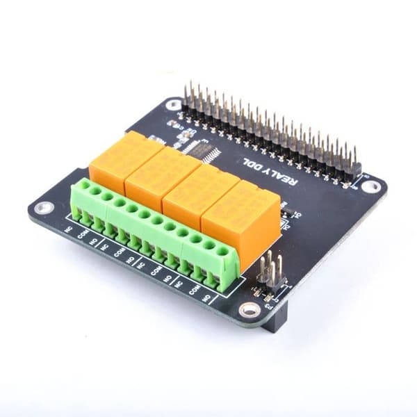Hatt 52Pi 4 reläer för Raspberry Pi