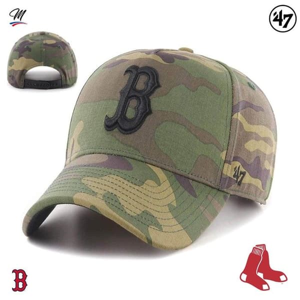 47 MLB Boston Red Sox Grove MVP DT Snapback Cap - Camo
