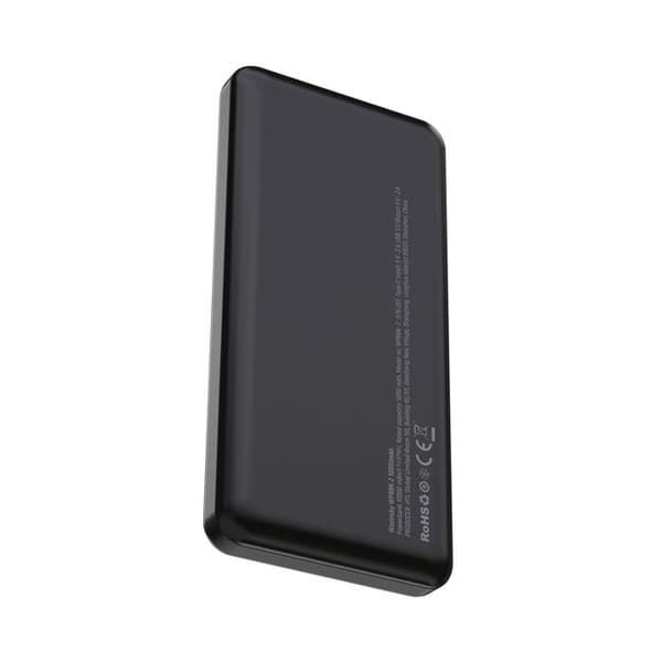Extern batteri Wpower WPBBK-2 10 000 mAh USB-A USB-C - svart