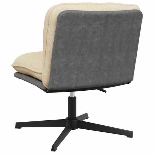 Office Swivel Chair Cream Tyg