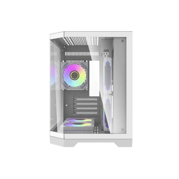 Datorlåda - sidopanels Darkflash Datorlåda ML Darflash FT350 + 5 aRGB-fläktar (vit)