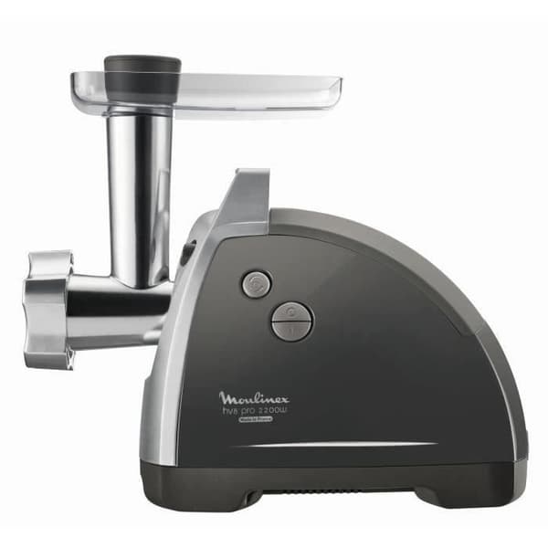 MOULINEX HV8 köttkvarn, 2200W, Pro Köttfärs, mörkgrå/silver, ME686832
