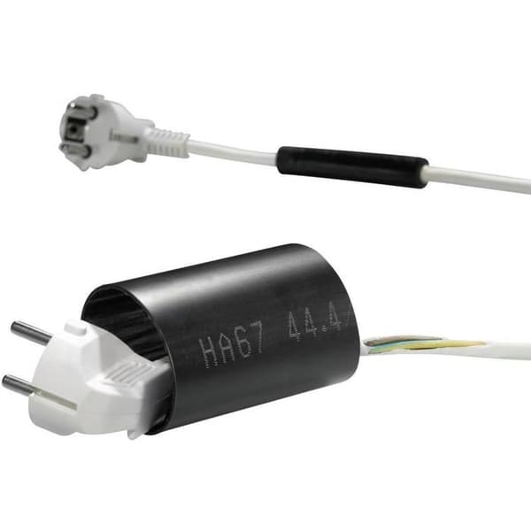 HellermannTyton 321-30300 Krympfoder med lim svart 50.80 mm 8.30 mm Krympningsförhållande: 6:1 1.22 m