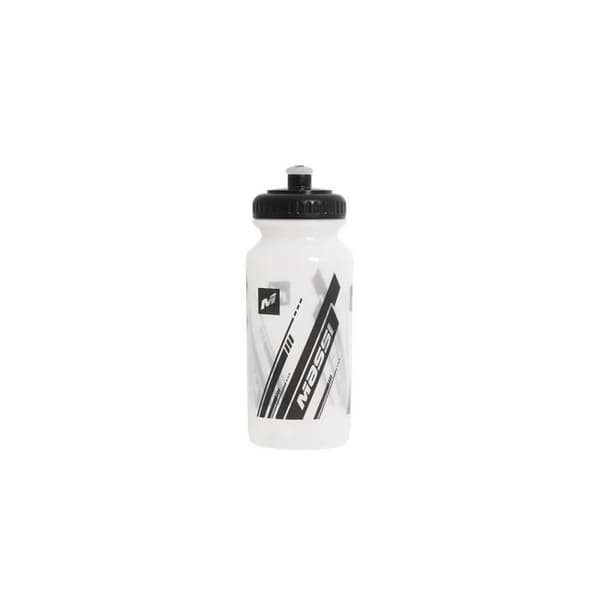 Massi 500cc flaska - transparent vit/svart - 500 ml