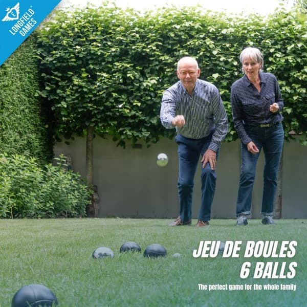 Petanquebollar - TRIPLETTE - 2 x 3 bollar - Metall - 720 gram - Blandat