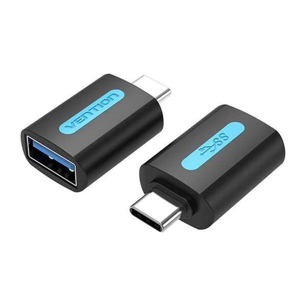 Laddare - väggadapter Vention - CDUB0 - USB-adapter, han USB-C till hon USB 3.0 (svart)