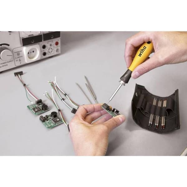 Bitset - WIHA - System 4 ESD - 26 st - Kromvanadiumstål - Ergonomiskt handtag