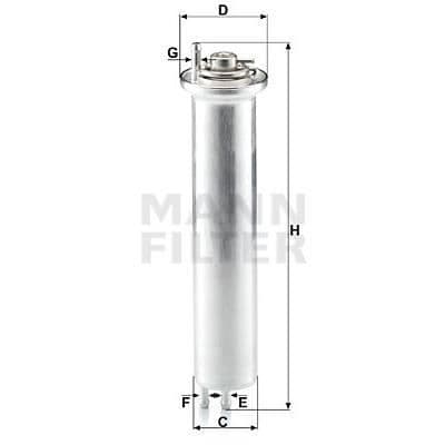 MANN FILTER Bränslefilter WK532