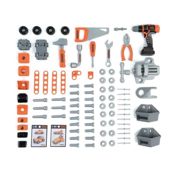 Smoby BLACK+DECKER Lekbänk för barn