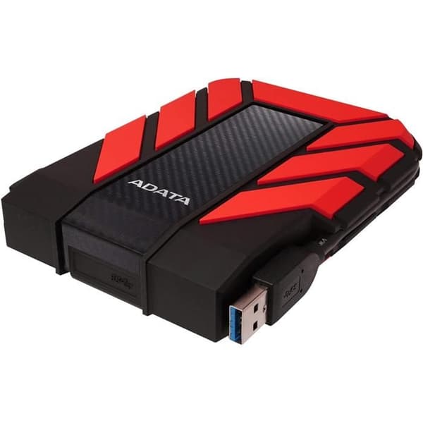 ADATA HD710 Pro 1000GB extern hårddisk Svart, Röd - 2,5" - USB 3.1 - Drivs av USB-port