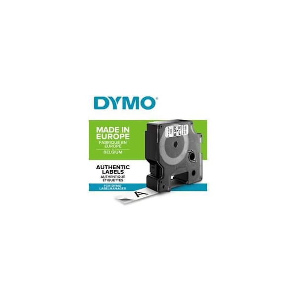 DYMO - LabelManager tejpkassett D1 Nylon Flexibel - Svart/Vit