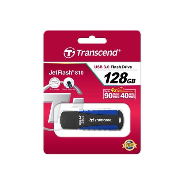 TRANSCEND JETFLASH 810 USB-nyckel - 128 GB - USB 3.0