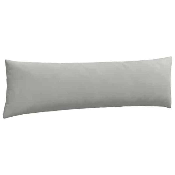 Coussin Vidaxl Soffkuddar 2 st Ljusgrå 145 x 40 cm tyg