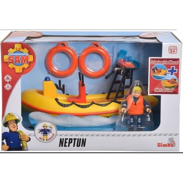 Brandman Sam ocean båt neptunus flytande