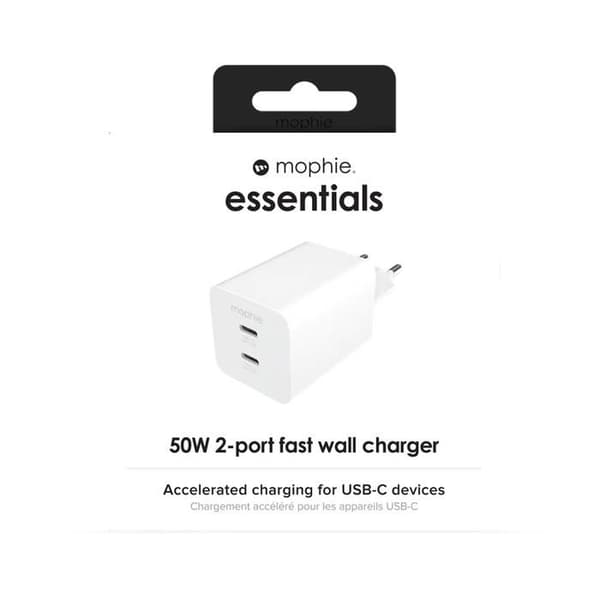 mophie-Essentials-ACC-PWR Adapter-USB-C-PD-Dual-50W-Vit-EU
