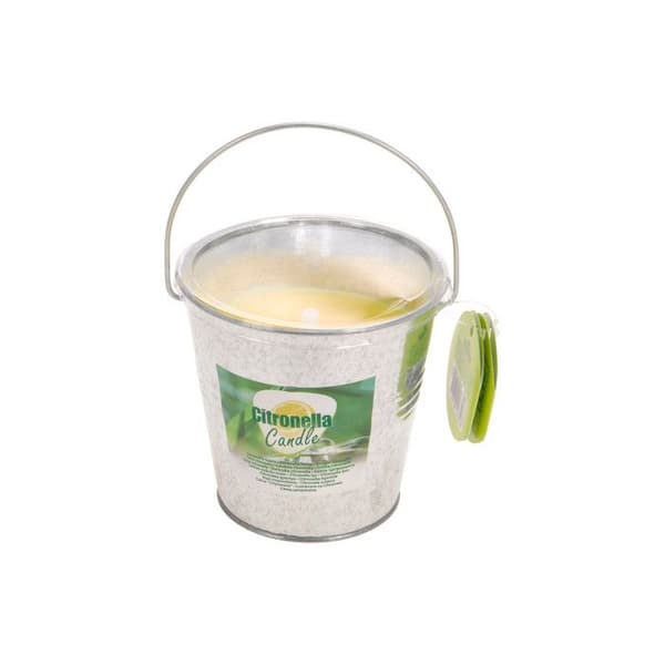 Citronellaljus med stålhink 10x10cm