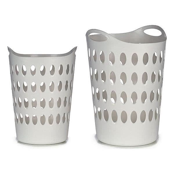 Vit plastkorg (44 x 56 x 44 cm)