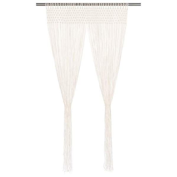 vidaXL Macrame Gardin 140x240 cm Bomull