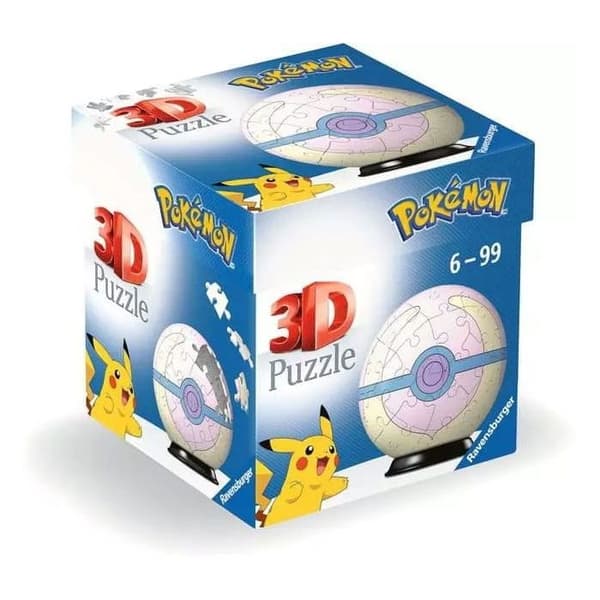 Pussel 3D - RAVENSBURGER - Pokémon Heal Ball - 54 bitar - Inomhus - Barn