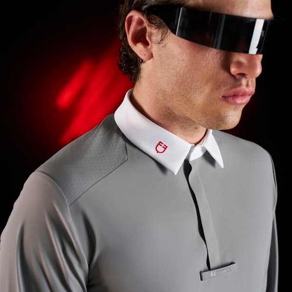 Polo med långa ärmar Equestro Ridertechnology