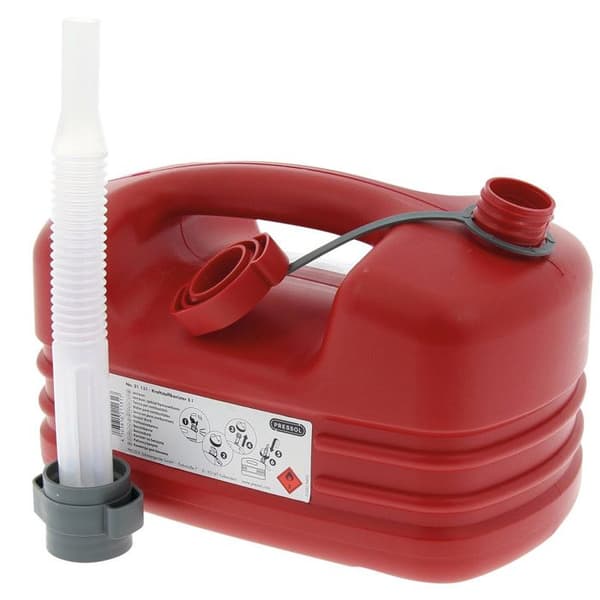 Bränsledunk - PRESSOL - 21 131 - 5L - Högdensitetspolyeten - Flexibel pip