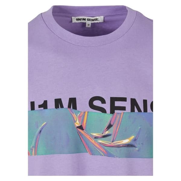 T-shirt 9N1M SENSE Logotyp Chrome