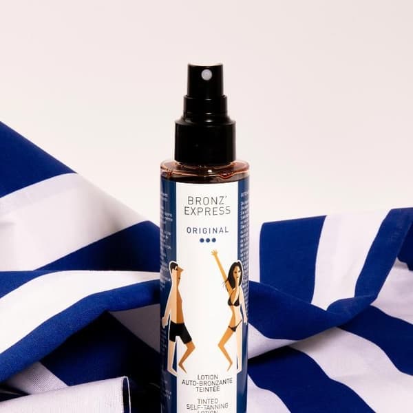 Lotion för själbrunande ansikte och kropp Bronz'Express