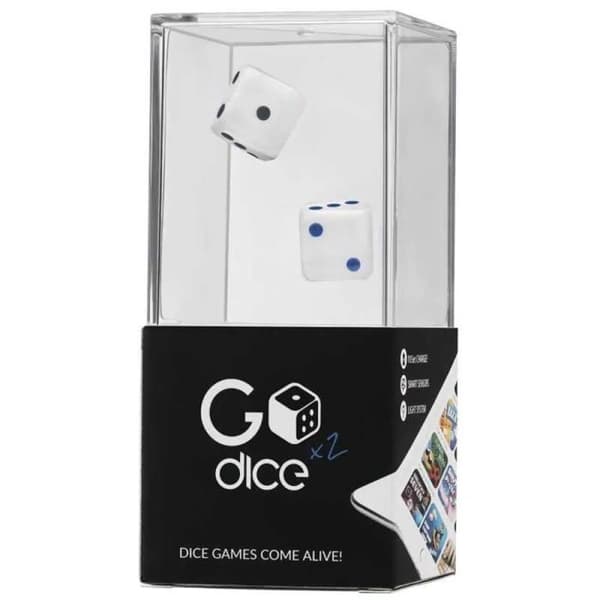 Dés Connectés - PARTICULA - GoDice 2 Pack - Svart och Blå - Specifik app - 2 tärningar ingår