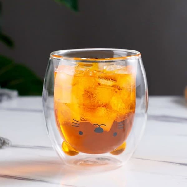 Mug - BINOSTER - YS-263-C - Borosilikatglas - Dubbelväggig - 230-280 ml