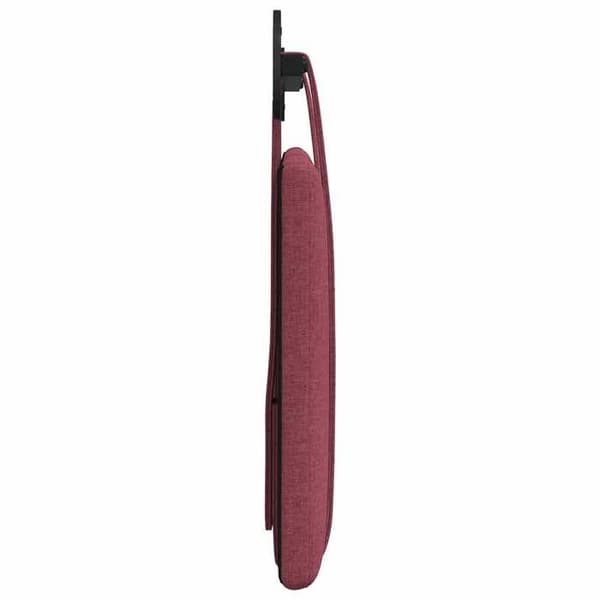 vidaXL Väggmonterad sänggavel Bordeaux Tyg 42031349