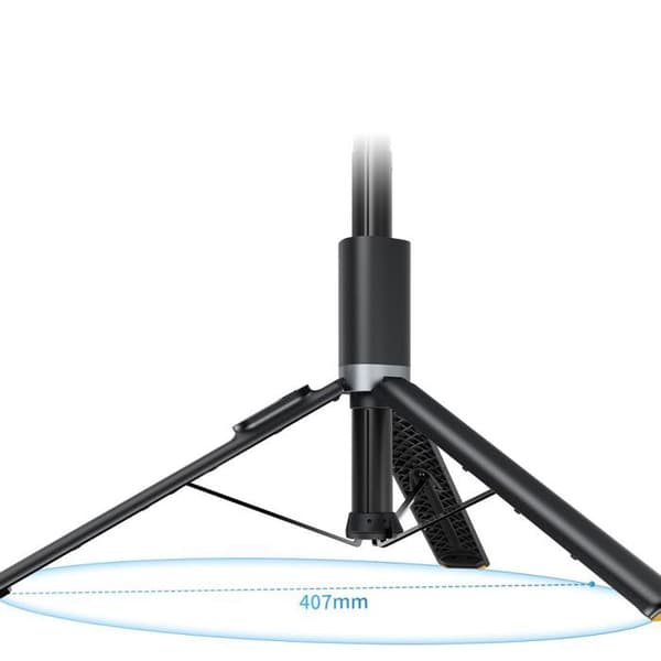 Perche för Selfie - Tech-Protect L08S - Bluetooth - Stativ Svart - Maxvikt 500g