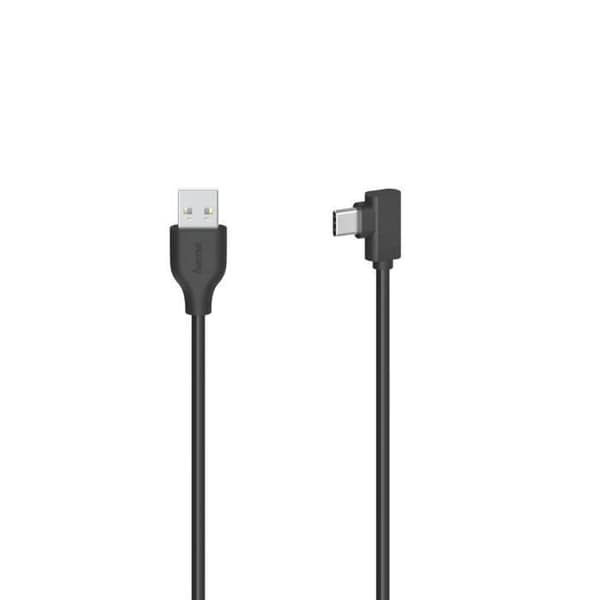 USB-C-kabel - HAMA - 0,75 m - USB 2.0 - Hane USB-C till Hane USB-A - 90°