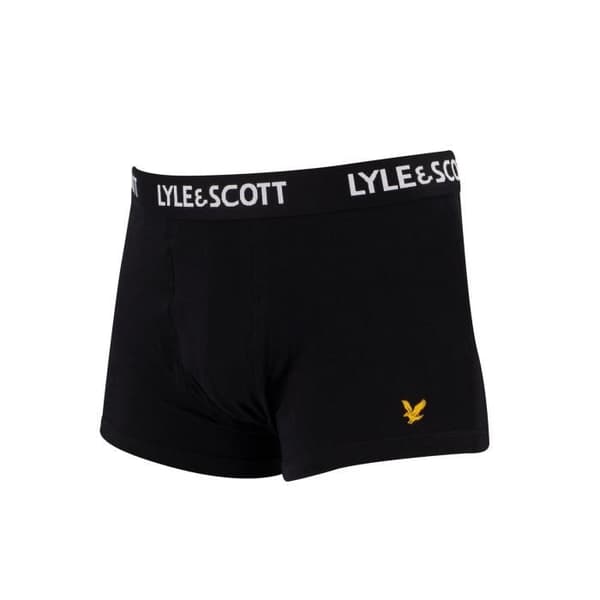 Lyle & Scott För män Pack med 3 trunks, Svart